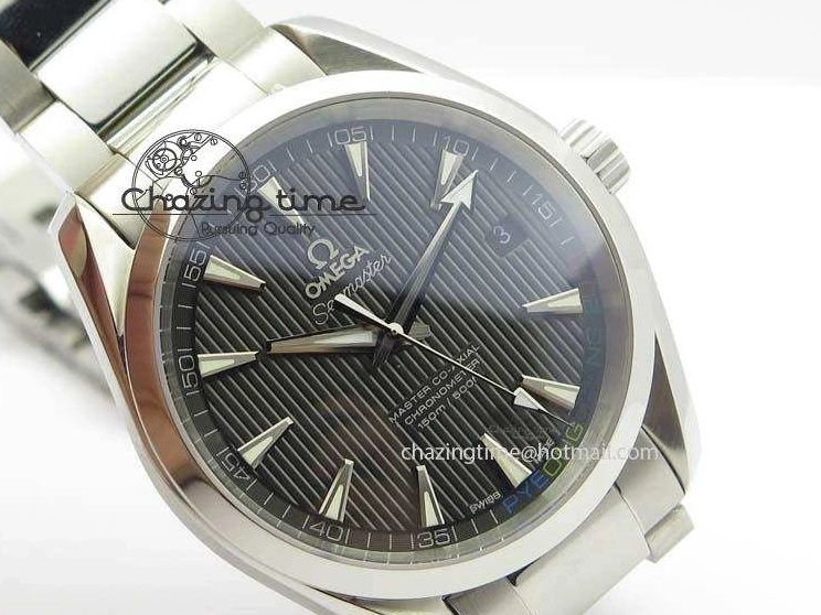0723 Youthful Aqua Terra ‘PyeongChang 2018’ JHF Best Edition Black Dial On SS Bracelet A 8204